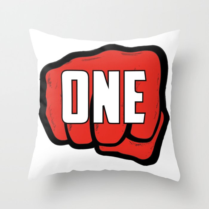 One Punch Throw Pillow