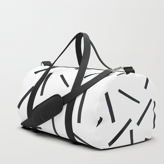 Minimal Cut-Outs #1 #stripes #wall #art #society6 Duffle Bag
