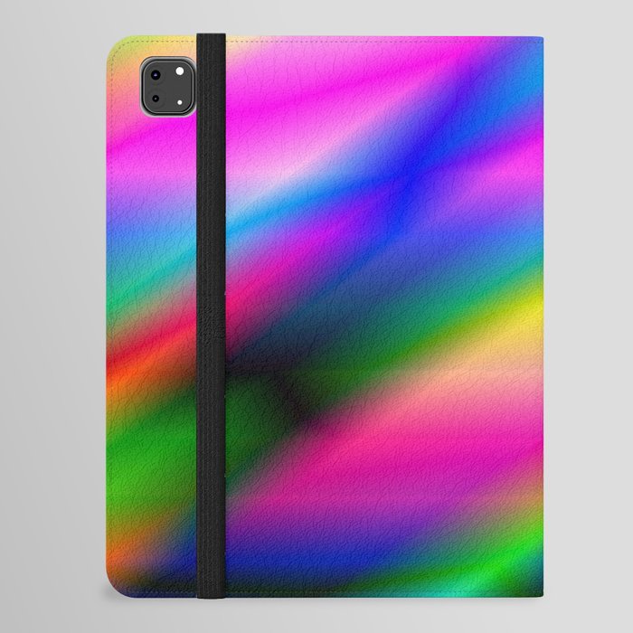 Rainbow Abstract iPad Folio Case