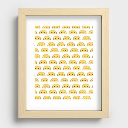 Happy Tacos Recessed Framed Print