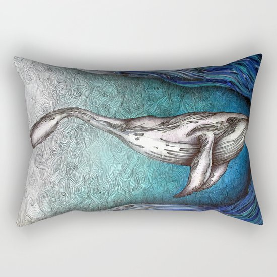 Into the Darkest Depths Rectangular Pillow