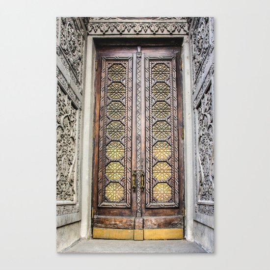 the door to the fairytale Canvas Print
