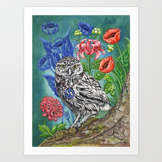 WISDOM IN PARADISE Art Print