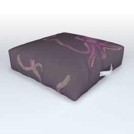 Purple Octopus Art Design Outdoor Floor Cushion