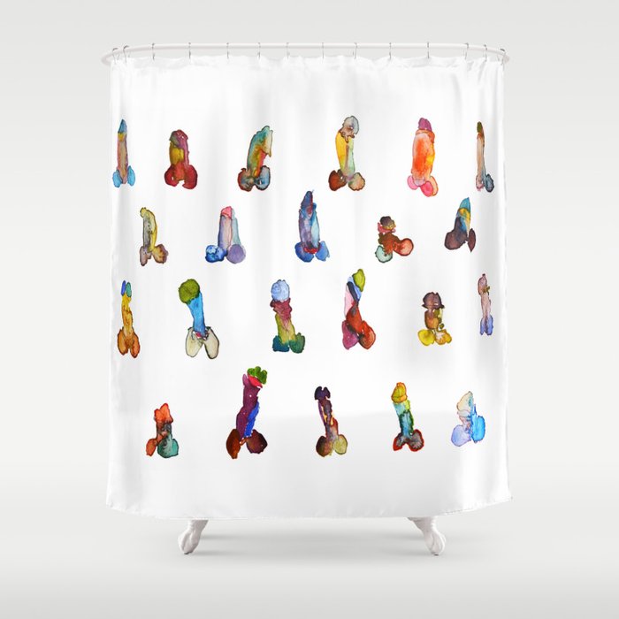 Penis Shower Curtain