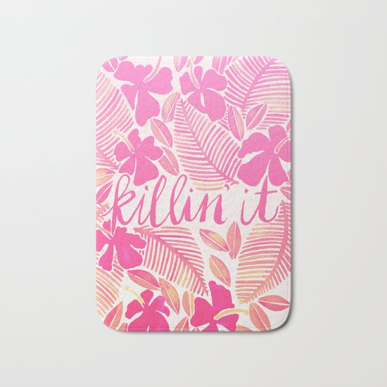 Killin' It – Pink Ombré Bath Mat