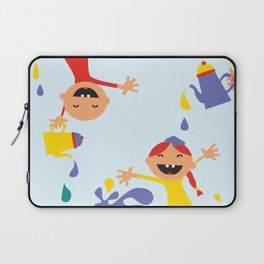 Kids pouring happiness Laptop Sleeve