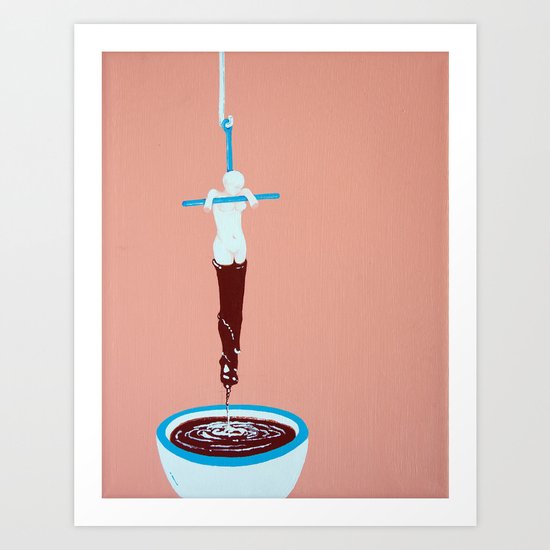 Death By Chocolate Art Print