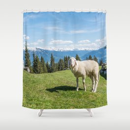 Me, the Sheeple?! Shower Curtain