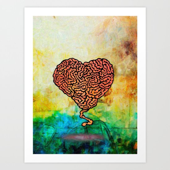 Brainheart Art Print