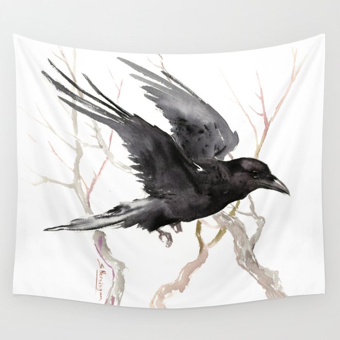 Crow tapestry sales