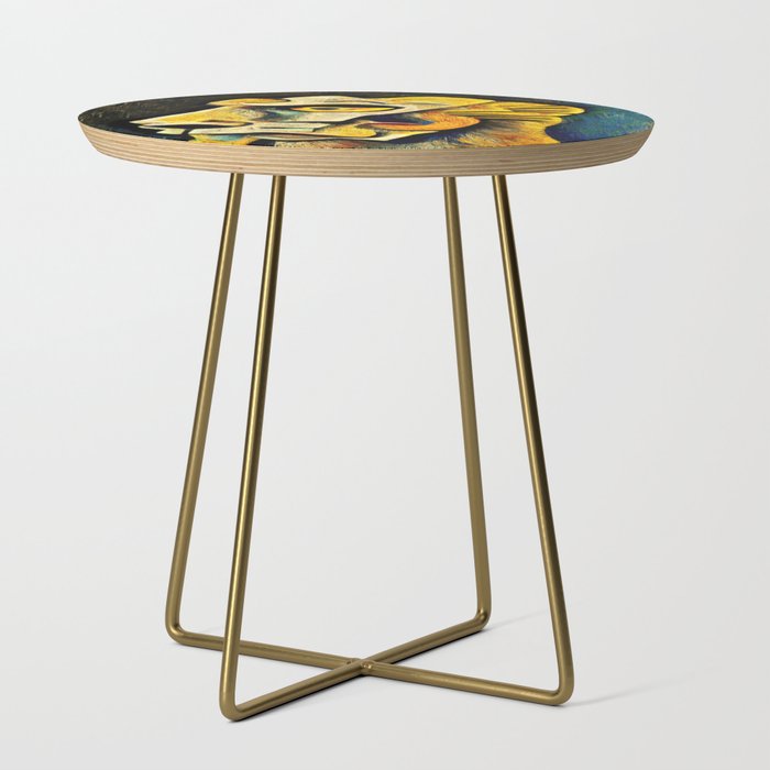 Abstract Lion Head Side Table