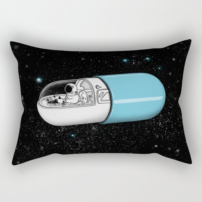 Space Capsule Rectangular Pillow