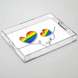 Love Heart Lgbt Pride Month | Acrylic Tray