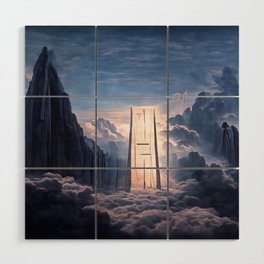 Ascending to the Gates of Heaven Wood Wall Art