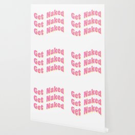 Get Naked - Pink and Yellow Wallpaper