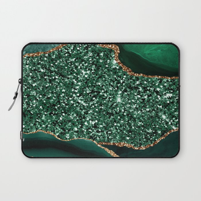 Agate Glitter Ocean Texture 13 Laptop Sleeve