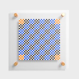 Summer on Long Island Chequered Pattern Floating Acrylic Print