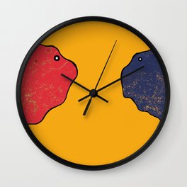 Two Strangers Wall Clock