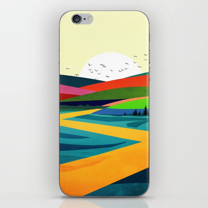 Colorful Country Road iPhone Skin