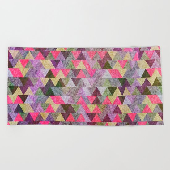 Geometric Pattern IX Beach Towel