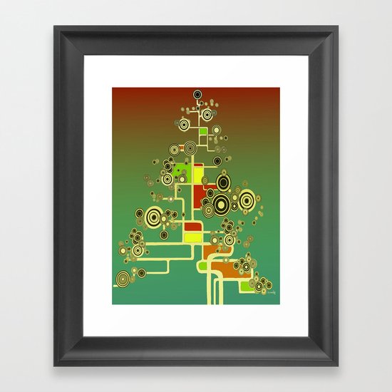 XMAS TREE Framed Art Print