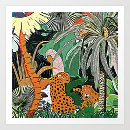 In the mighty jungle Art Print