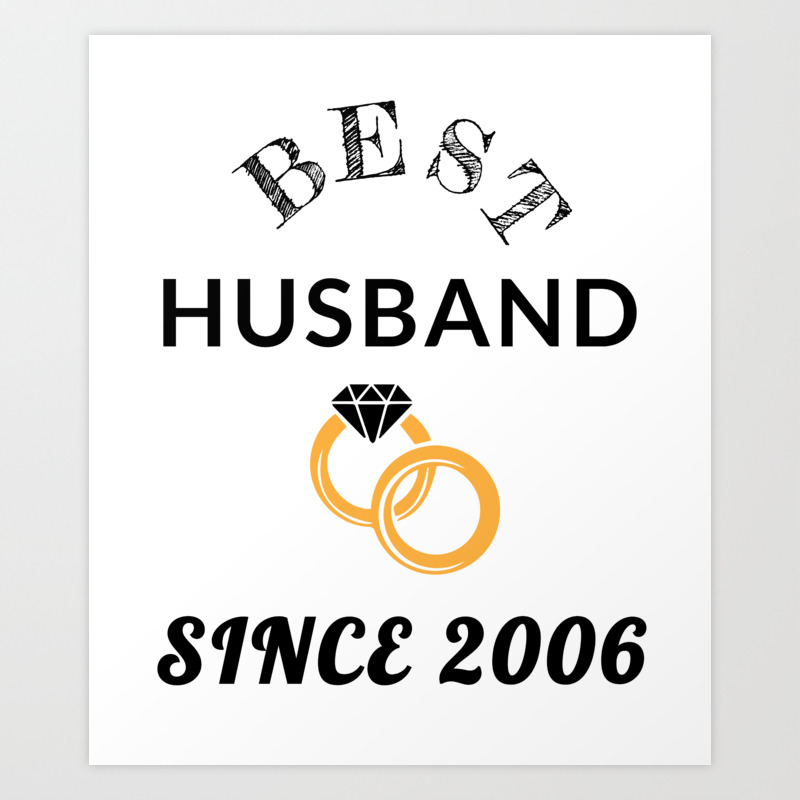 Husband 13th Anniversary Gift Men S Wedding Present Print Art