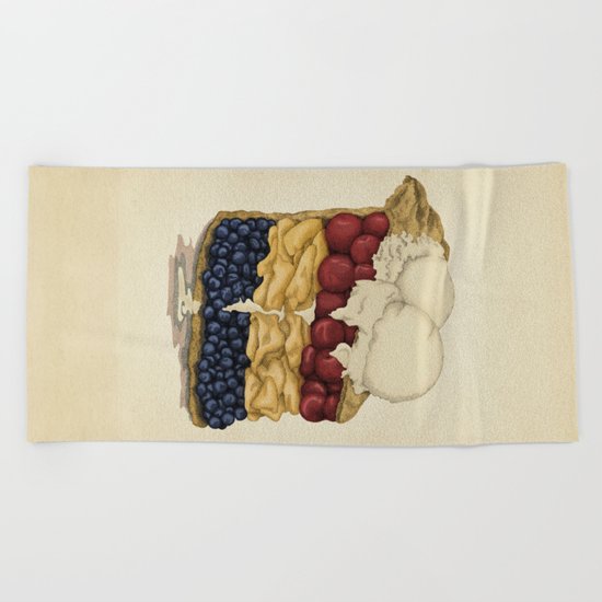American Pie Beach Towel