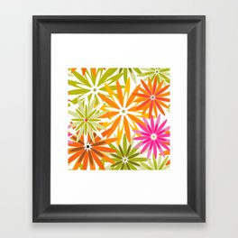 Floral pattern Framed Art Print