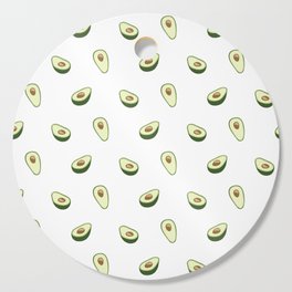 Cute Avocado Pattern Cutting Board