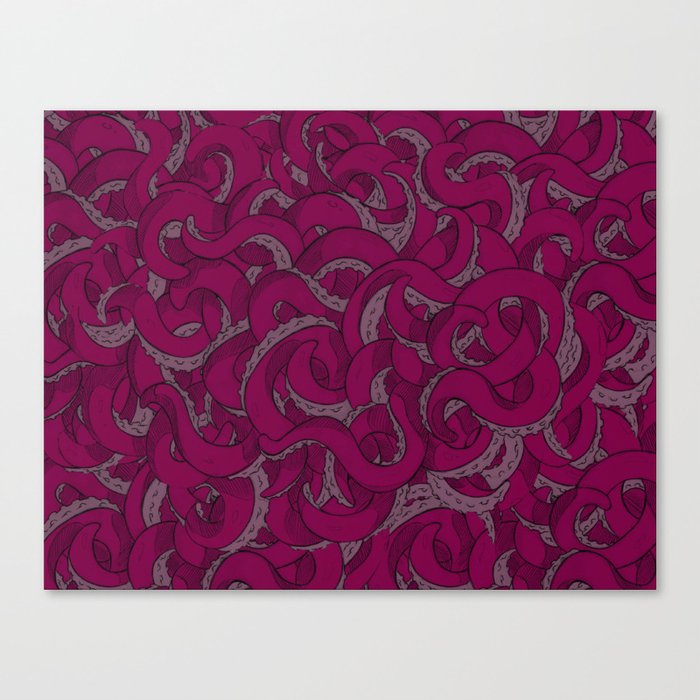 octopus texture Canvas Print