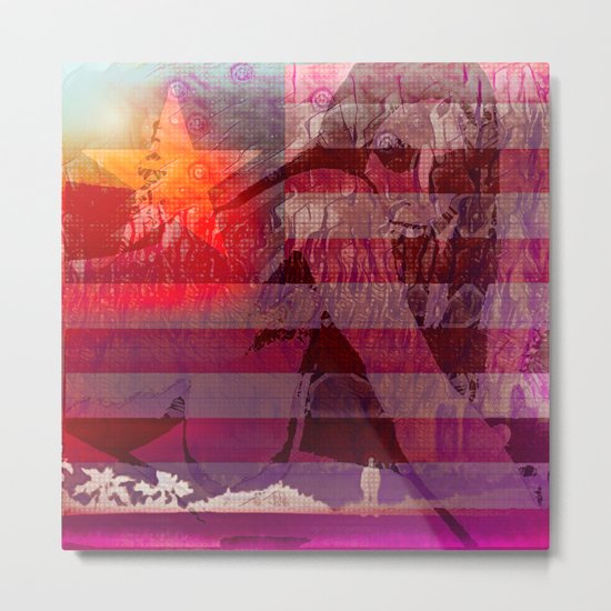 Fast Fading Star Metal Print
