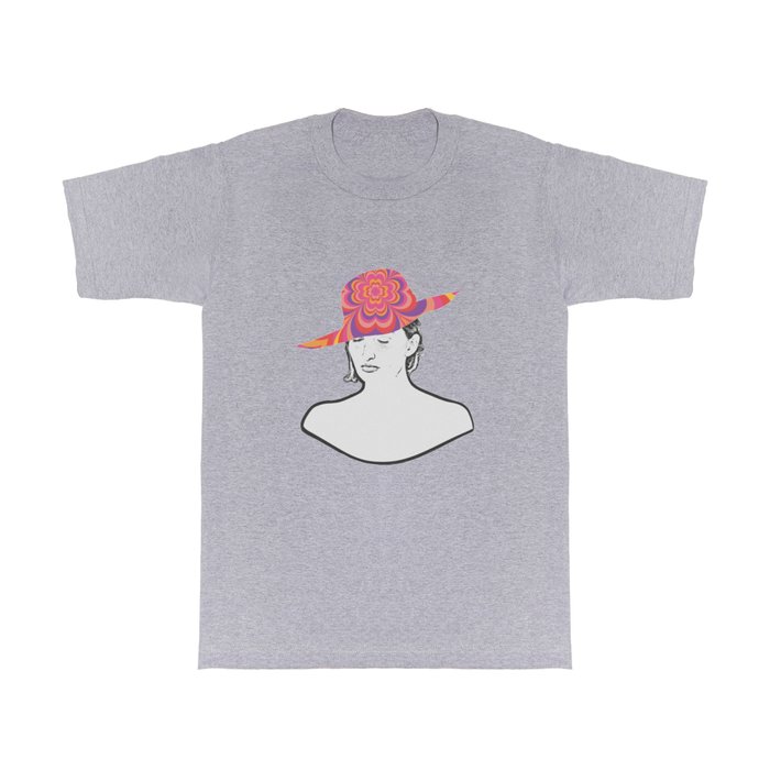 Lady with Hat-9 T Shirt
