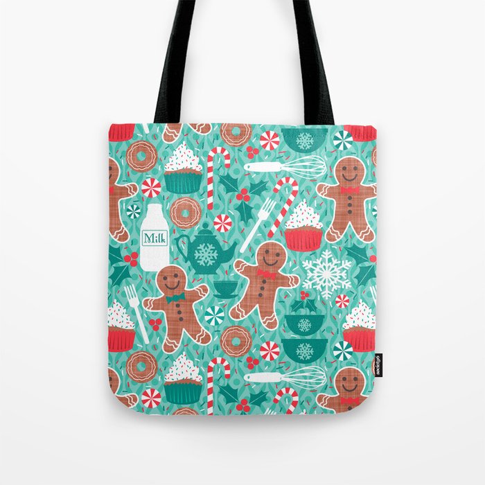 Gingerbread Christmas Treats Tote Bag