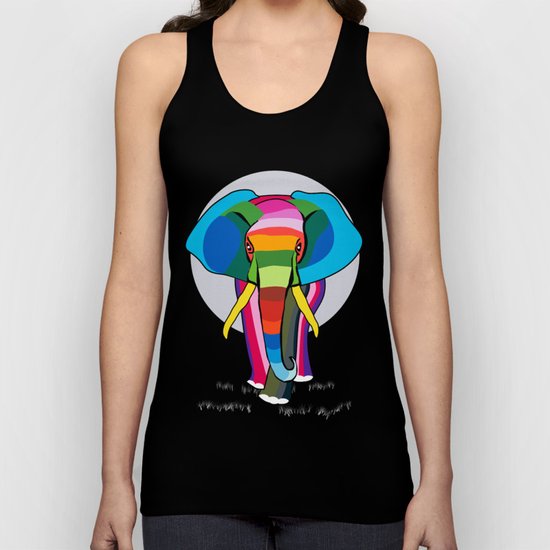 Elephant Unisex Tank Top