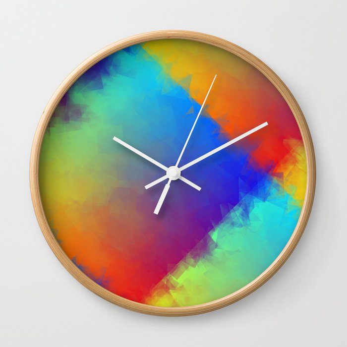 Abstract Number-10 Wall Clock