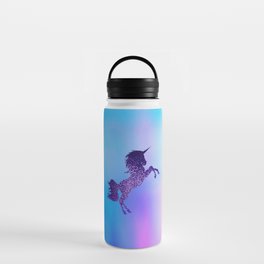 Purple Sparkly Unicorn Water Bottle