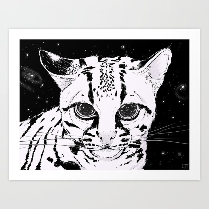 Leopardus Pardalis Art Print