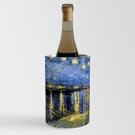 Vincent Van Gogh Starry Night Over the Rhone Wine Chiller