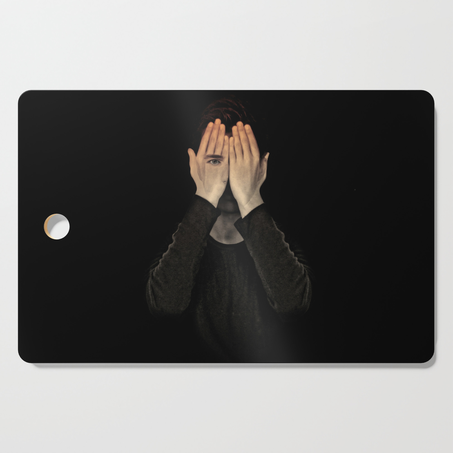 Eyes Did Not See Mind Did Not Look Cutting Board By Budikwan