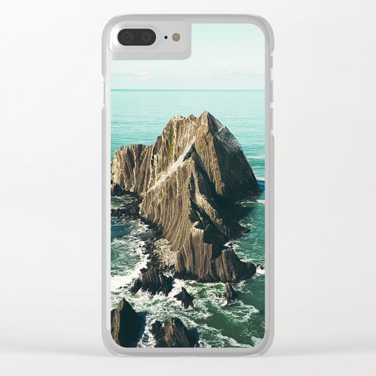 Island green sea Clear iPhone Case