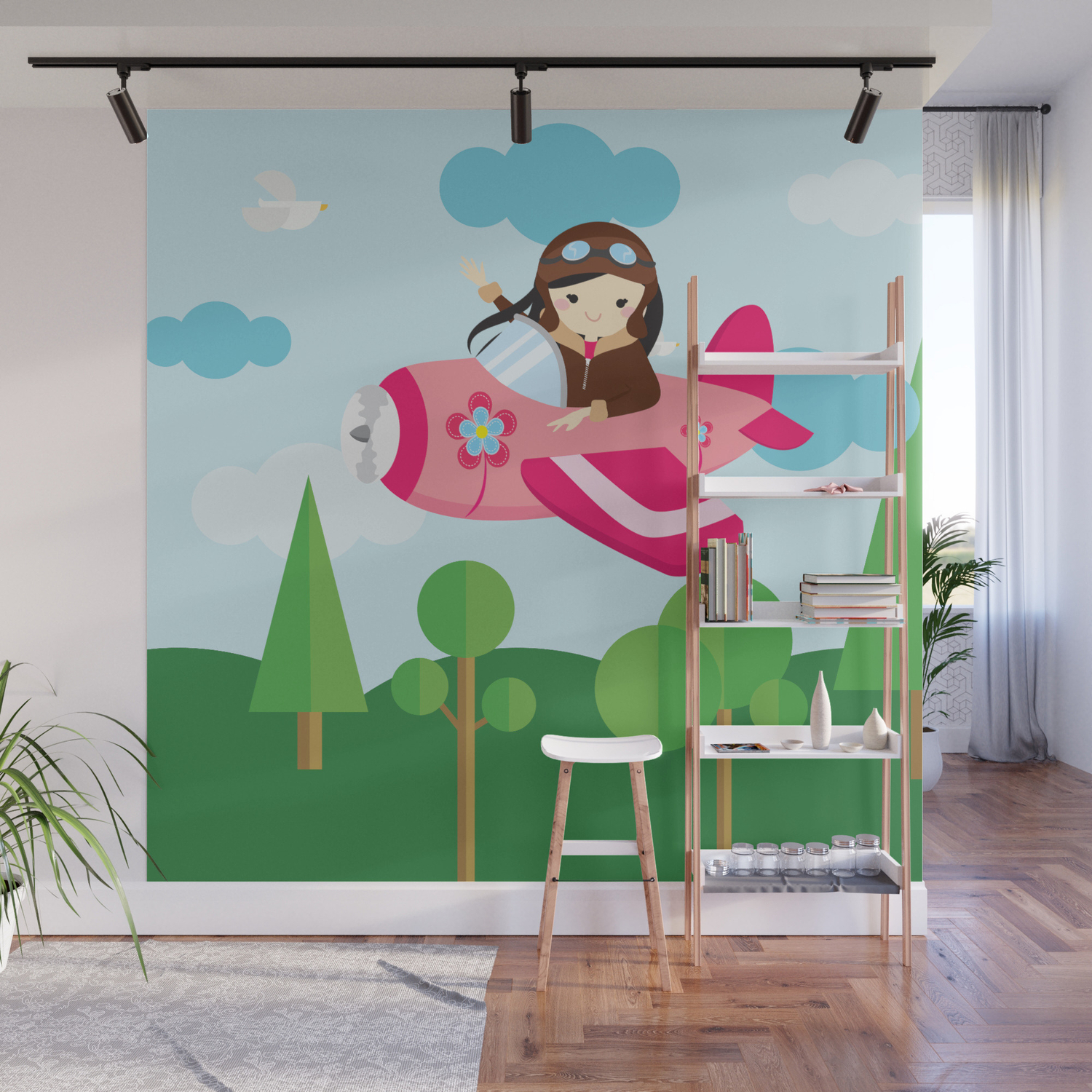 Nursery Decor Children Gift Birthday Wall Mural Nursery Decor Children Gift Birthday Wall Mural
