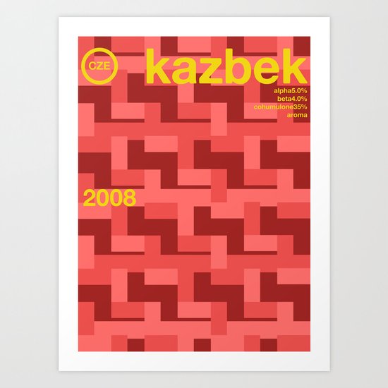 kazbek single hop Art Print