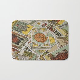 Tarot Cards Bath Mat | Future, Fate, Tarotreading, Mystical, Pastlives, Gypsy, Destiny, Past, Photo, Tarotcard 