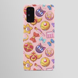 magical girl lover sailor moon pattern Android Case