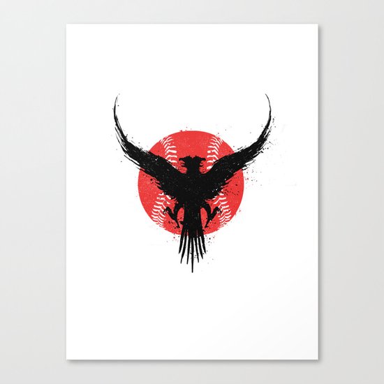 Eagle baseball Canvas Print