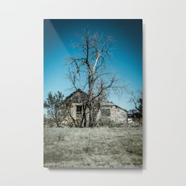 Abandoned Home in New Mexico along Route 66 Ghost Town Metal Print | Abandoned, Route 66, Color, Ghost Town, Route 66 Nm, Mother Road, Photo, Lonesome, Haunted, Digital 