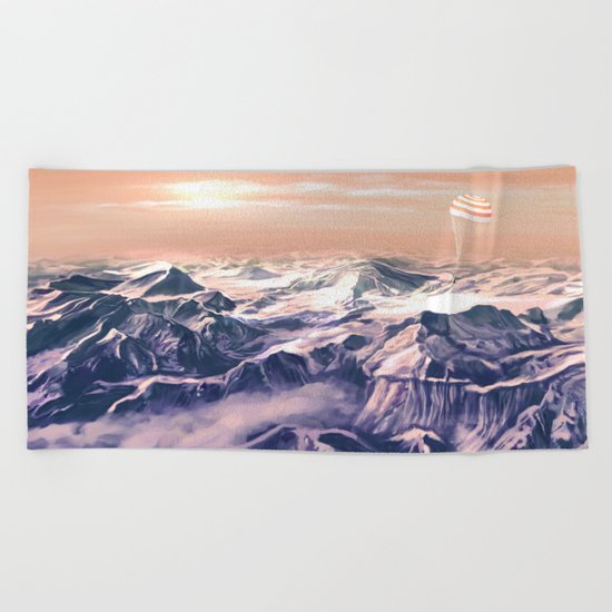 Astronaut Returns II Beach Towel