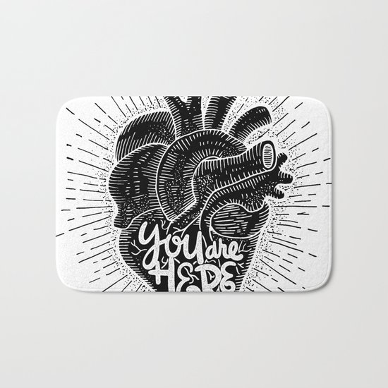 you are here Bath Mat